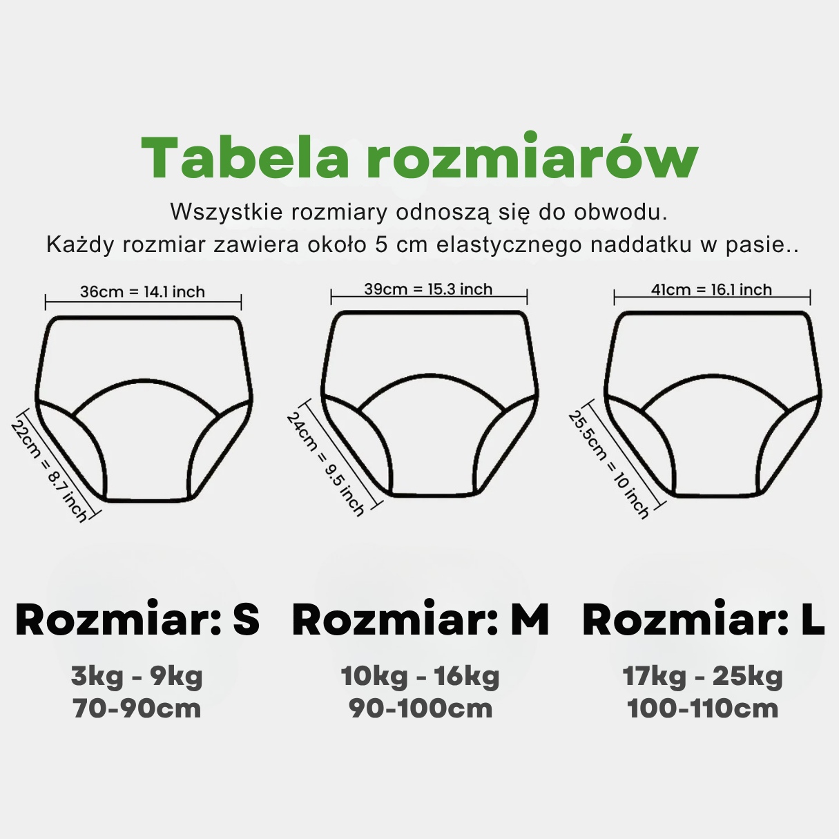 Bugsy™ – Majtki zamiast pieluchy